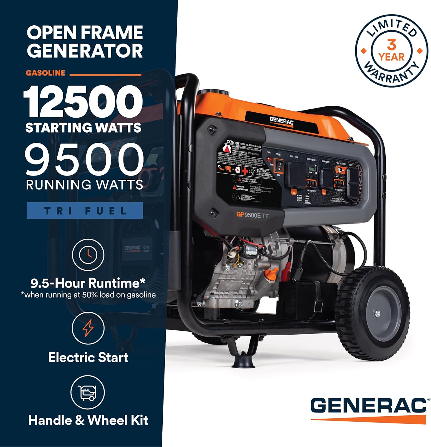 Ultimate Tri-Fuel Portable Generator™